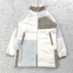 美品 コロンビア パストゥリッジジャケット フリース ジャケット S ホワイト系