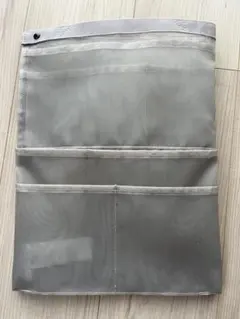 無印良品　グレー ナイロンメッシュバッグインバッグA4縦型