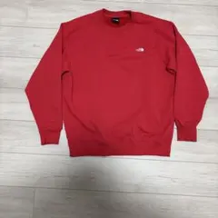 THE NORTH FACE レッド スウェット Mサイズ　最終値段