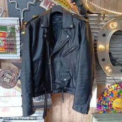 ホーンワークスダブルライダースジャケット希少4L