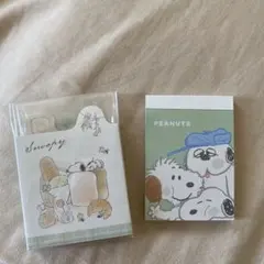 新品　未使用　スヌーピー  メモ帳　2点セット