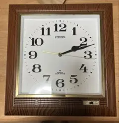 【訳あり】CITIZEN シチズン 稼働品 壁掛け時計　昭和レトロ　家具