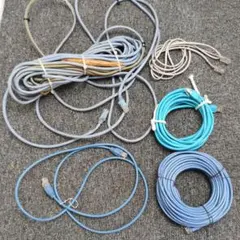 LANケーブルセット CAT5 （30m・20m）8本セット LANケーブルセット CAT5 （30m・20m）8本セット - メルカリ