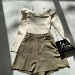 新品 Chico オフショル ニット アイボリー 長袖 F ホワイト 白 春