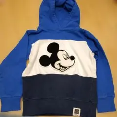 Disney ミッキーマウス 長袖パーカー ブルー