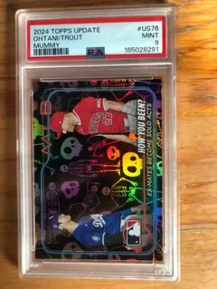 2024 Topps Ohtani Trout #US76 50/50 PSA9