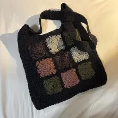 【vintage】ショルダーバック / ハンドメイド / パッチワーク風