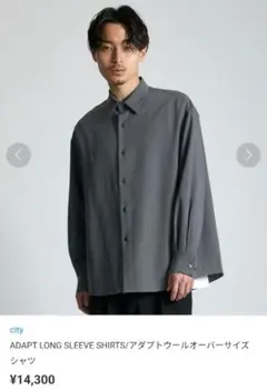 city ¥14,300 ADAPT LONG SLEEVE SHIRTS
