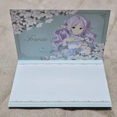 葬送のフリーレン　コラボカフェ　Flower Garden 招待状風カード