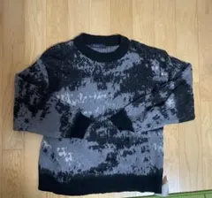 RAGEBLUE クルーネックセーター S グレー/ブラック