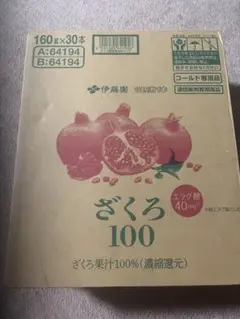 伊藤園☆ ざくろ100 (賞味期限2027.1.15)160g×30本 - メルカリ
