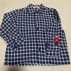 ミキハウス　チェックシャツ　100 レトロ