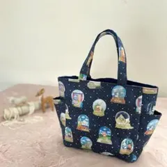 即購入OK ハンドメイド　トートバッグ　ユキエモン　バック　スマホ　長財布