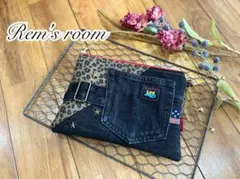 デニムリメイク★マルチポーチ