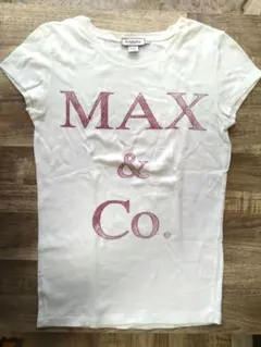 MAX&Co. 白 ロゴTシャツ Mのサムネイル