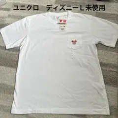 UNIQLO ディズニー ミッキー Tシャツ 白L⭐︎未使用　タグ付き