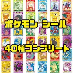 新品★ポケットモンスター★丸美屋★ポケモンカレー★キラキラシール★40枚セット