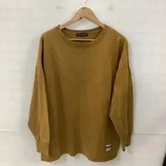 値下8.1M331P◎ロデオクラウンズ◎長袖ロングスエット◎キャメル◎綿100%のサムネイル