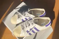 adidas Superstar 80sスーパースター 復刻　紫