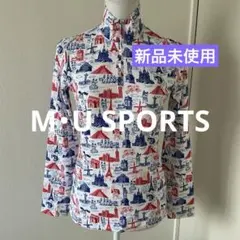 MUSPORTS★ミエコウエサコ★新品未使用*40(M)相当★速乾UV海外名所柄