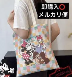 ミニーマウス トートバッグ ミニーちゃん デイジー フィガロ 手提げ