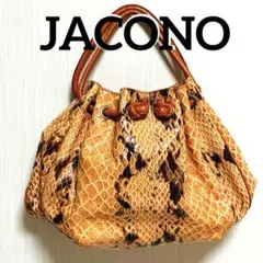 美品◎イタリア製 JACONO ヤコノ レザー2WAYショルダーバッグ 楽天市場】ヤコノ ショルダーバッグ 未使用 本革 レザー 鞄