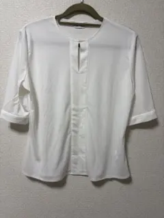 Maker's Shirt 鎌倉 半袖ブラウス ホワイト