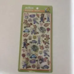 【正規品】ズートピア　ボンボンドロップシールディズニー