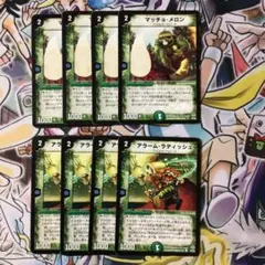 マッチョ・メロン アラーム・ラディッシュ 各4枚セット