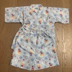 新品 アナと雪の女王 ディズニー 甚平 110cm しまむら