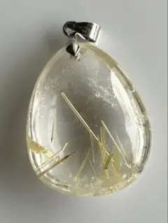 ゴールドルチルクォーツ　ペンダントトップ　天然石