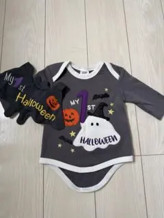 My 1st Halloween ベビーロンパース　スタイセット　ハロウィン