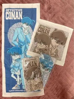 ☆新品・未使用☆コナン・工藤新一 ハンドタオル・タオルセット!!