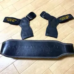 GOLD'S GYM トレーニングパワーベルト　 M