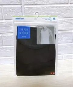 UNIQLO エアリズムデオドラントメッシュタンクトップ　XL ブラック
