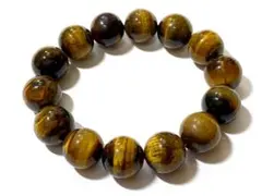 虎目石（タイガーアイ）12ｍｍ玉ブレスレット