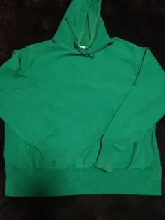 チャンピオン　Champion Reverse Weave グリーンパーカー L