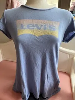 Levi’s リーバイス グリッターロゴ Tシャツ ブルー Sサイズのサムネイル