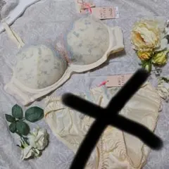 花柄刺繍 C70 ブラジャー