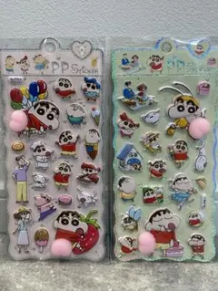 クレヨンしんちゃん　おしりシール　ステッカー　2枚セット