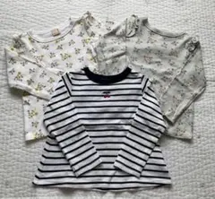 プティマイン 長袖Tシャツ3枚セット 100cm