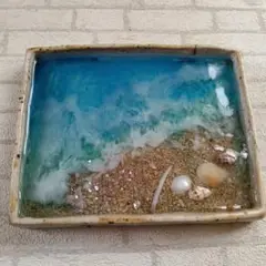 レジン製　海のデザイントレイ
