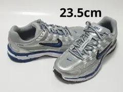 23.5cm シルバー ブルー ナイキ ウィメンズ P-6000