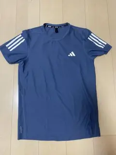 adidas ランニング用 ブルー Tシャツ S