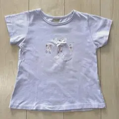 プティマイン バレエモチーフTシャツ 半袖 120cm