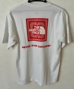 THE NORTH FACE バンダナ柄 Tシャツ ホワイト Mのサムネイル