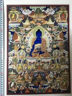 【額付】仏画 インテリア 金剛大日如来 × 般若心経｜モダンアートantique 2025年最新】仏画の人気アイテム - メルカリ
