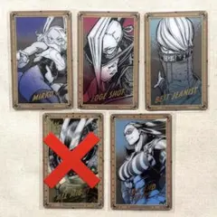 【バラ売り可】ヒロアカ 原画展 箔押しクリアカード プロヒーロー