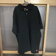 HUMAN MADE 長袖ポロシャツ スナップ釦 レイヤード長袖ポロ （SAFETYシリーズ） 819－1