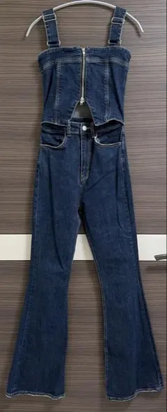 【美品】EMODA デニム　サロペット　Sサイズ